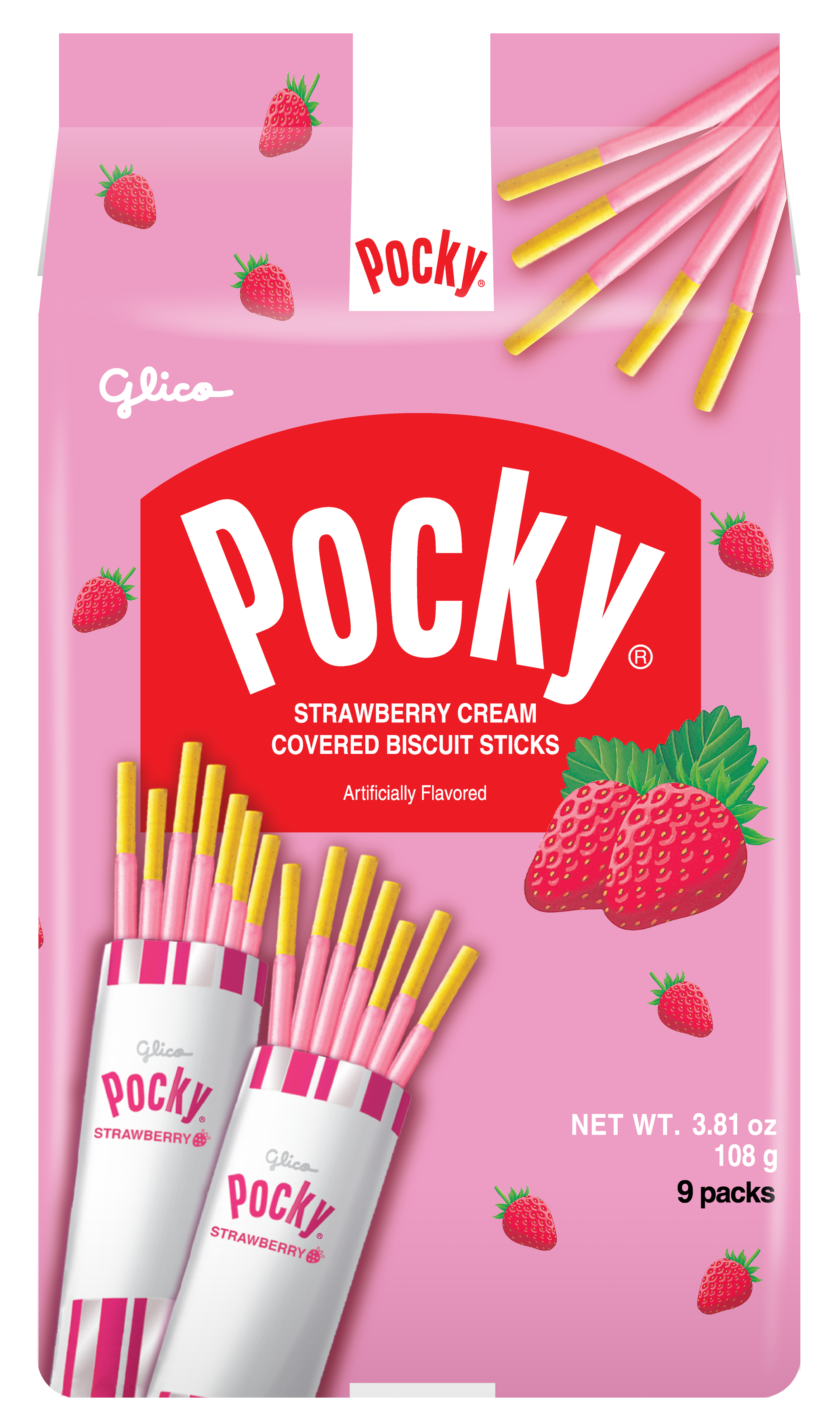 Pocky Strawberry 3.81 oz