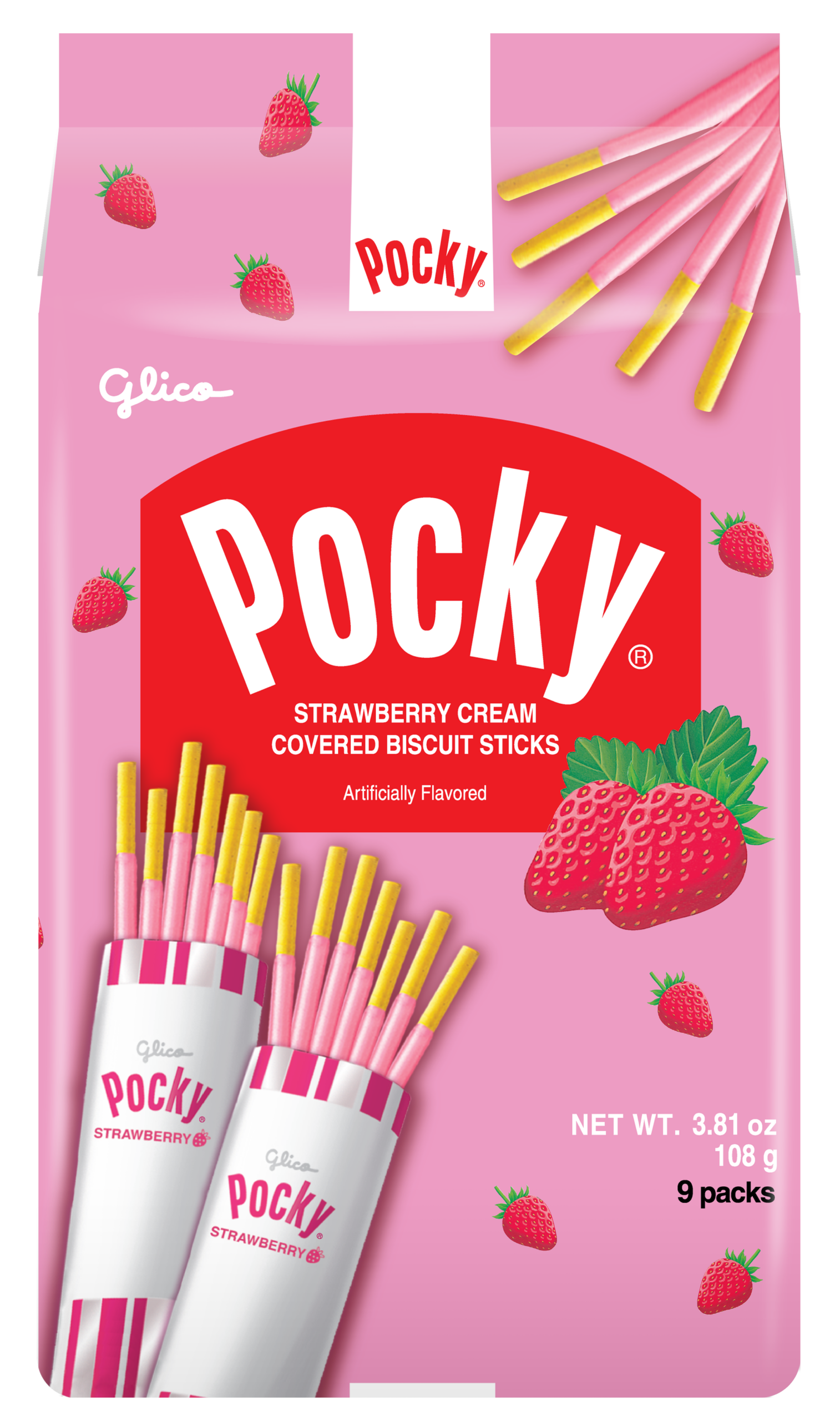 Pocky Strawberry 3.81 oz