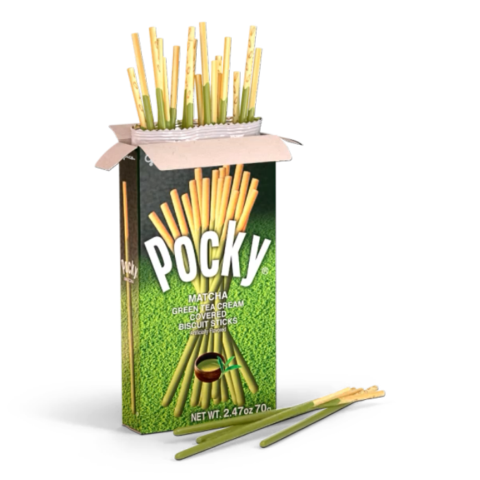 Pocky 70g Biscuit Sticks Chocolate Strawberry Coockie N Cream Matcha Mix of  6 Flavors