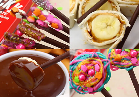 4 party snack ideas with Pocky