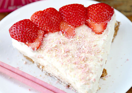 Pocky Strawberry Cheesecake
