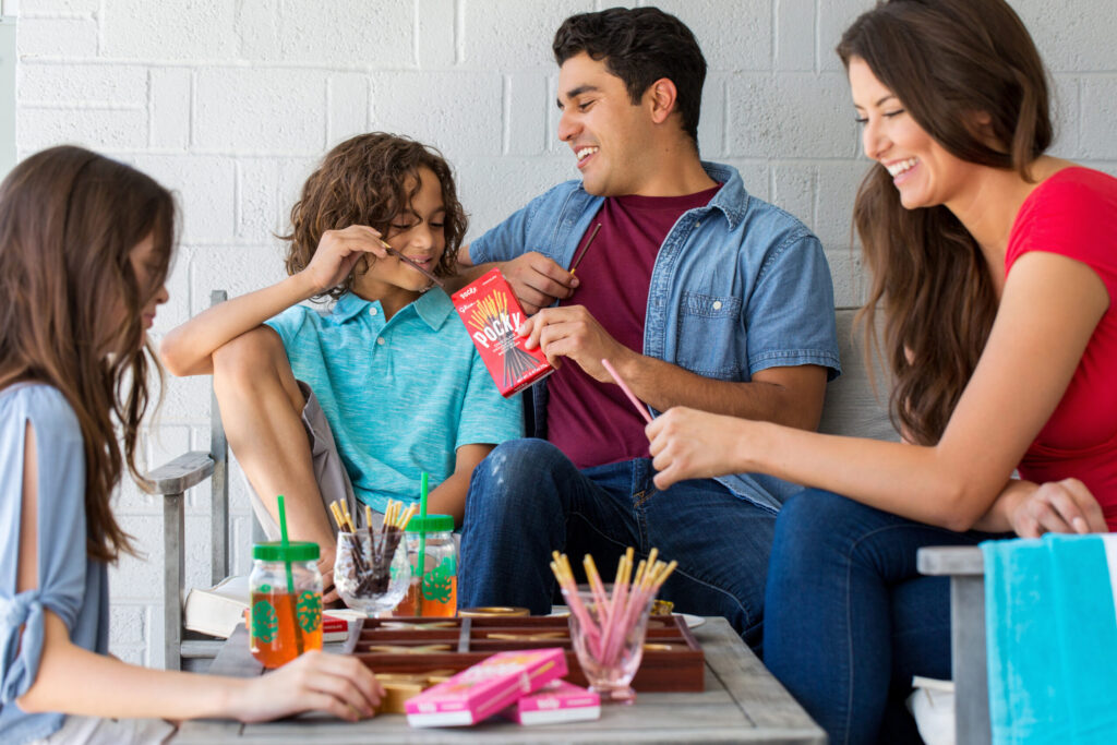 Pocky concept "Share Happiness" is a reminder that even something as simple as a snack can help create a genuine connection.