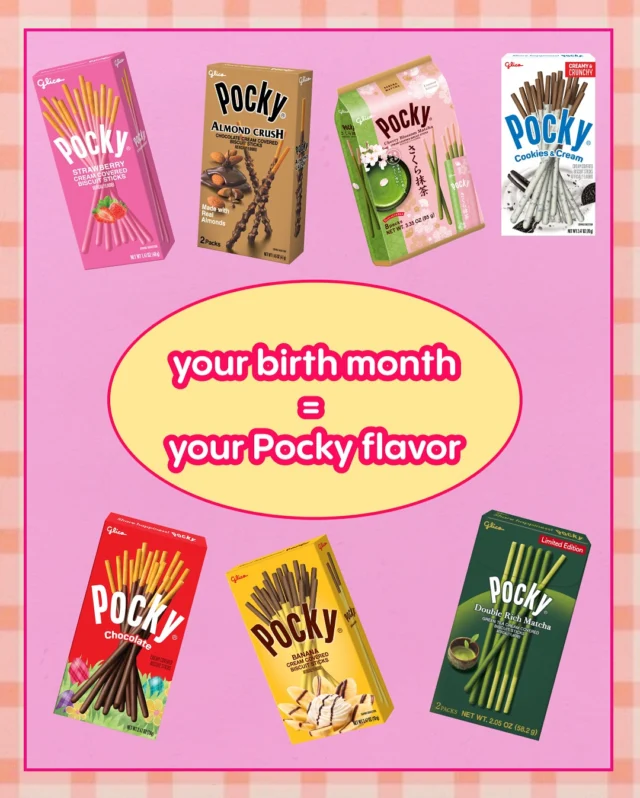 Pocky | Now sharing happiness in 5 delicious flavors!